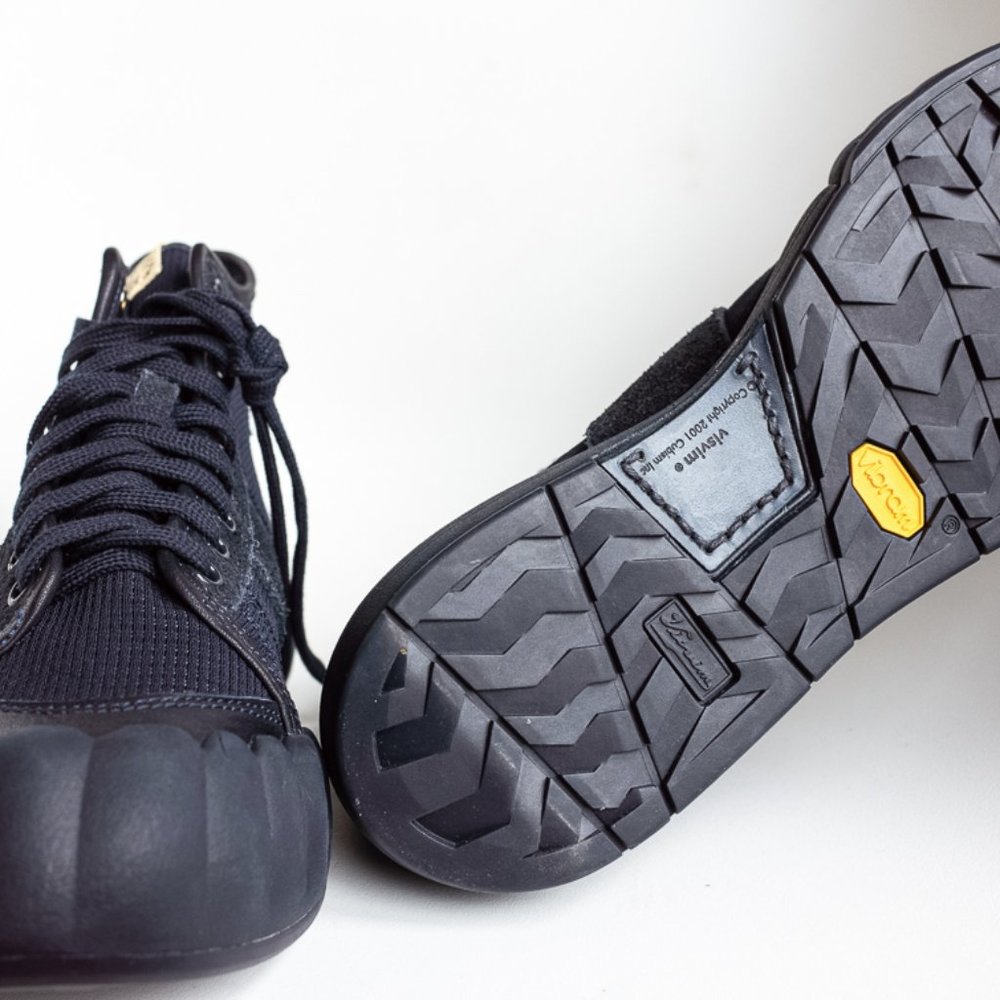 VISVIM - VS LANIER HI/ NAVY/HI-TOP SNEAKER/HANDMADE - Picture 3 of 5
